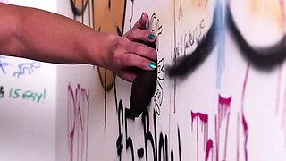 Watch interracial facial for hot dick sucking brunette