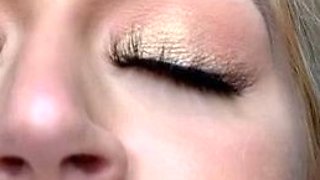 Glam blonde ass cumshot after hardcore anal
