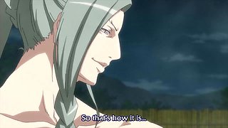 Anime tits bath scene -  Seikon no Qwaser