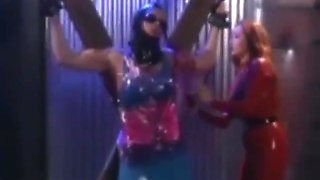 Bound Lesbian Sub Dominated By Vintage Mistress And Toys