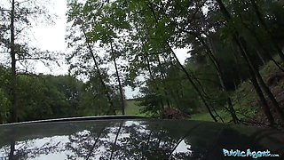 Public agent adorable russian with shaven hairless pussy