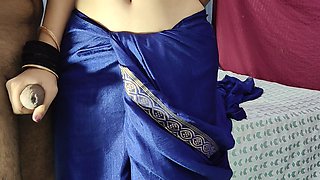 Hot Indian Devar Bhabhi with Tight Hard Fuck, Long Rough Sex After Angry Blowjob with Hindi Roleplay