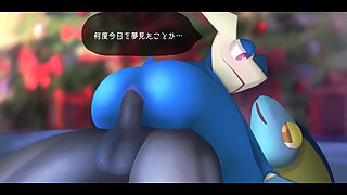 Greninja & Inteleon (furry Sex)