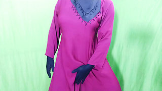 Indian beautiful hijabi muslim couple thirsty for fuck