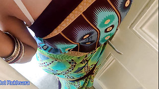 Fucking Random Guy I Met In The Store in green saree costume! hindi dirty audio