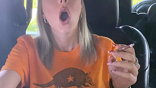 Solo masturbation of a beautiful amateur blonde