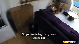 Policeman has Anal Sex with a cheating housewife - faux cop