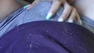 MILF with Perfect Body in Pantyhose and Heels Gives a Fantastic Blowjob POV with Cum Swallowing