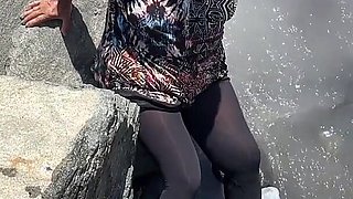 A Day in Nature! Mud Dirty Feet, Pissing in the Woods & Very Dirty Panty for Someone Special!