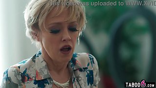 Marriage counselor granny fucks troubled black client in her office