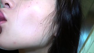 Slim Japanese Hotwife Desires Hot Cum Inside Her Pink Pussy