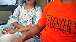 Cute Desi Bhabhi Fucked Hard in Car Outdoor - Risky Public Sex with Big Dick