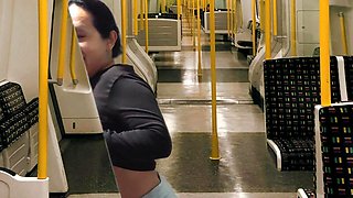 Stripping and Masturbating on Metro with Garabas and Olpr
