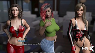 Steamy three-way action on the water-themed ship with nubile characters