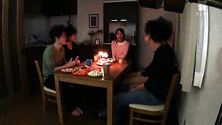 Asian and american group sex