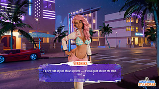 EP4: Veronika Sex in the Streets of Miami - Grand Tits Adventure (Gameplay)