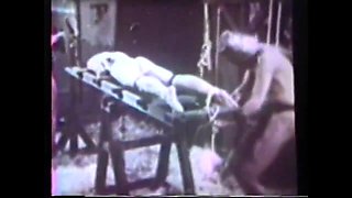 Fetish Girl Tied up and Whipped in BDSM Vintage Video