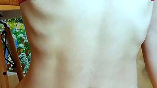 Beauty small tit amateur teen masturbating her shaved pussy