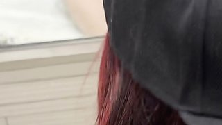 A sex-starved slutty babe pleases her man's insatiable dick