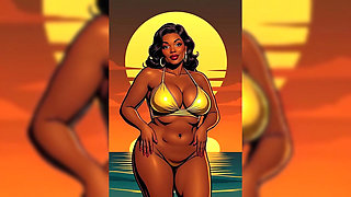 Bold Black Woman Animated to Tease