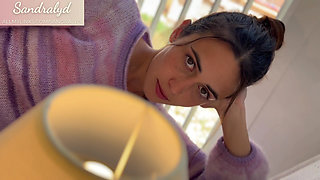 Lonely spanish girl in her bedroom