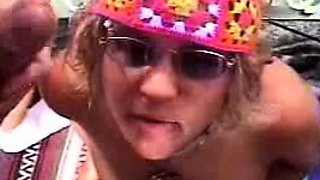 Secretary group sex hardcore fucking blond girl facia