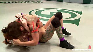 Cocky, High Ranked Wrestler, Discovers The True Definition Of Elite. Sexually Destroyed On The Mat - Kink