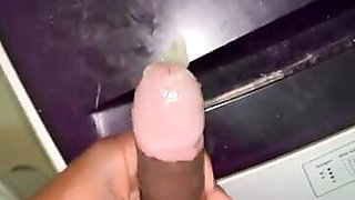 Condom handjob video