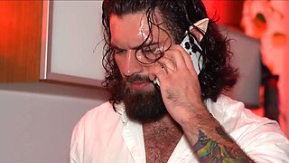 Busty redhead witch dominates me in bed riding my big cock