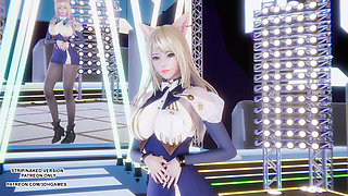 MMD T-ara - So Crazy Ahri Hot Kpop Dance League of Legends Uncensored Hentai