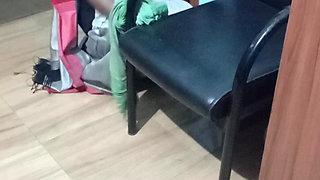 Desi Hot Kamwali Sex with young Boss! Don't tell my Wife!!