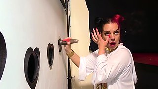 Cheri Pi - Double Feature - Latex Fuck & Suck + 3 Glory Hole Scenes