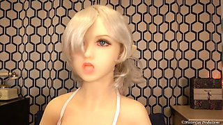 Introducing and Fucking Our New Fantasy Anime Elf Mini Sex Doll "Harmony" From Super Love Doll