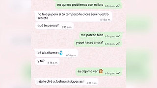 Hot Chat with My Friend's Wife with a Happy Ending