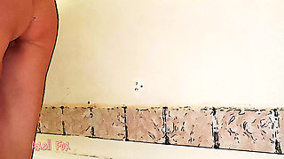 Sperm Drain 9. French MILF. Pee Drinking. Anal Creampie. Cartoon Effect.