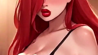 Cosplay. Jessica Bouncing Big Tits and Booty in the Sauna