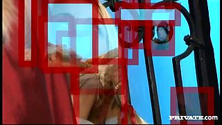 Bisexual Lovers Julie Silver and Liliane Tiger Try Footjob before Anal - Private Porn Sex Videos