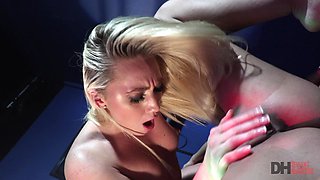 Deviant Lesbians Ass Licking - Blonde PAWG AJ Applegate Dominates Her Hot Latin Slut Tia Cyrus - Aj Applegate rimjob