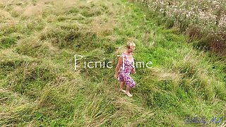 Outdoor Sex - Picnic Time Surprise