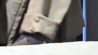 Step mom in panties in step son almost caught him with hand on his dick