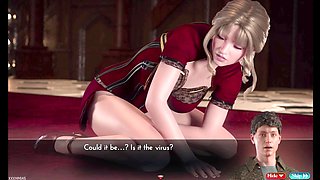 Let's have some fun with a hot mom in this visual novel game