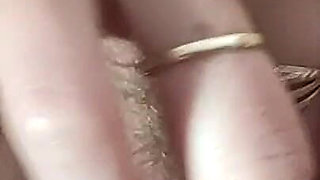 Cum on Hairy Pussy