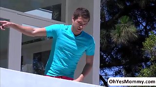 Milf Brandi Hooks Up With A Young Guy