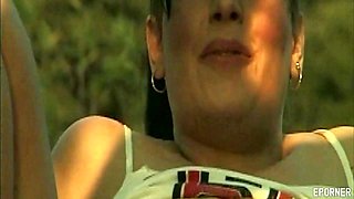 Krista Leigh pissing outdoor fetish