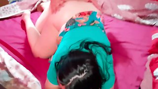Hot Stepmom Fucks Her Young Stepson And Stepson Fills Her Tits
