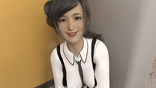 Big-boobed anime mommy brings some fun to wvm pc gameplay