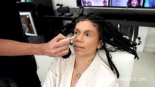 Behind the Scene from Super cute brazilians Mih Ninfetinha gets