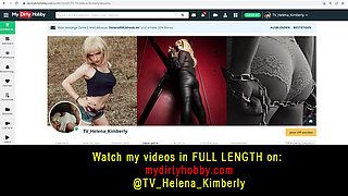 Tranny wearing sexy open-crotch panties in public! She cums in a convertible while driving!