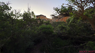 Cumming in My Panties Cum on Pussy Outdoor Amateur Video 4K