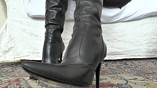 Cum on My Leather Boots and Then You'll Go to Jail, POV, JOI, Lady Victoria Valente